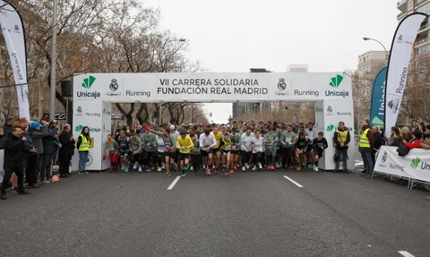 Carrera solidaria de la Fundación Real Madrid y Unicaja.