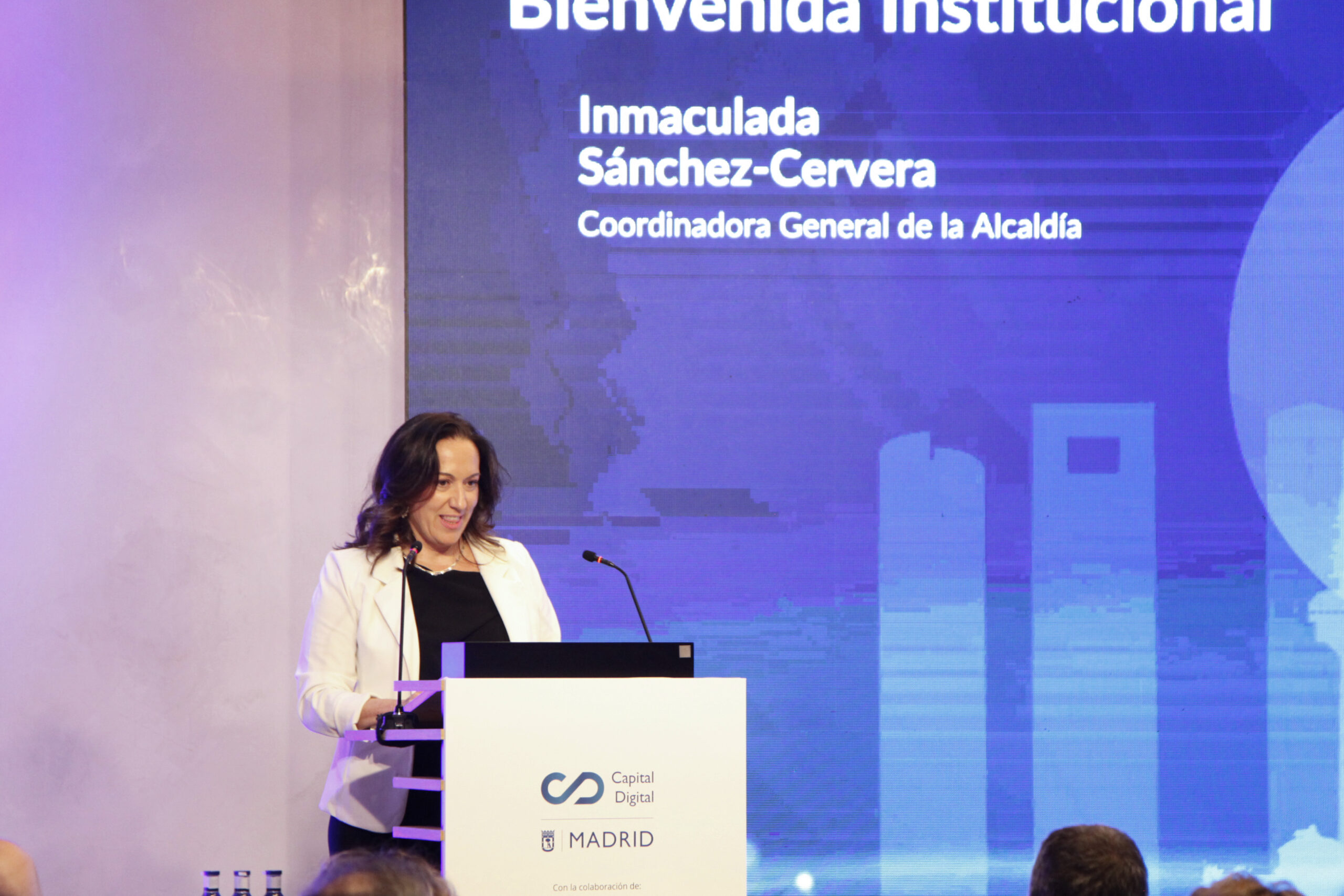 La coordinadora general de Alcaldía, Inmaculada Sánchez-Cervera.